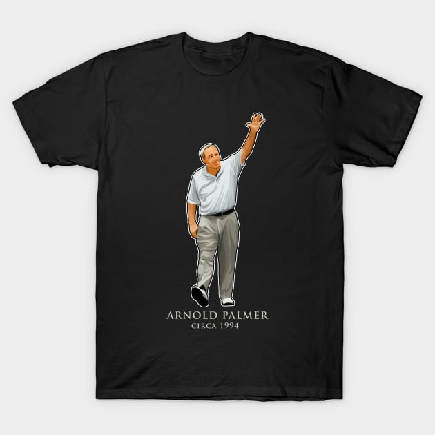 Arnold Palmer Golf Circa 1994 T-Shirt by RunAndGow